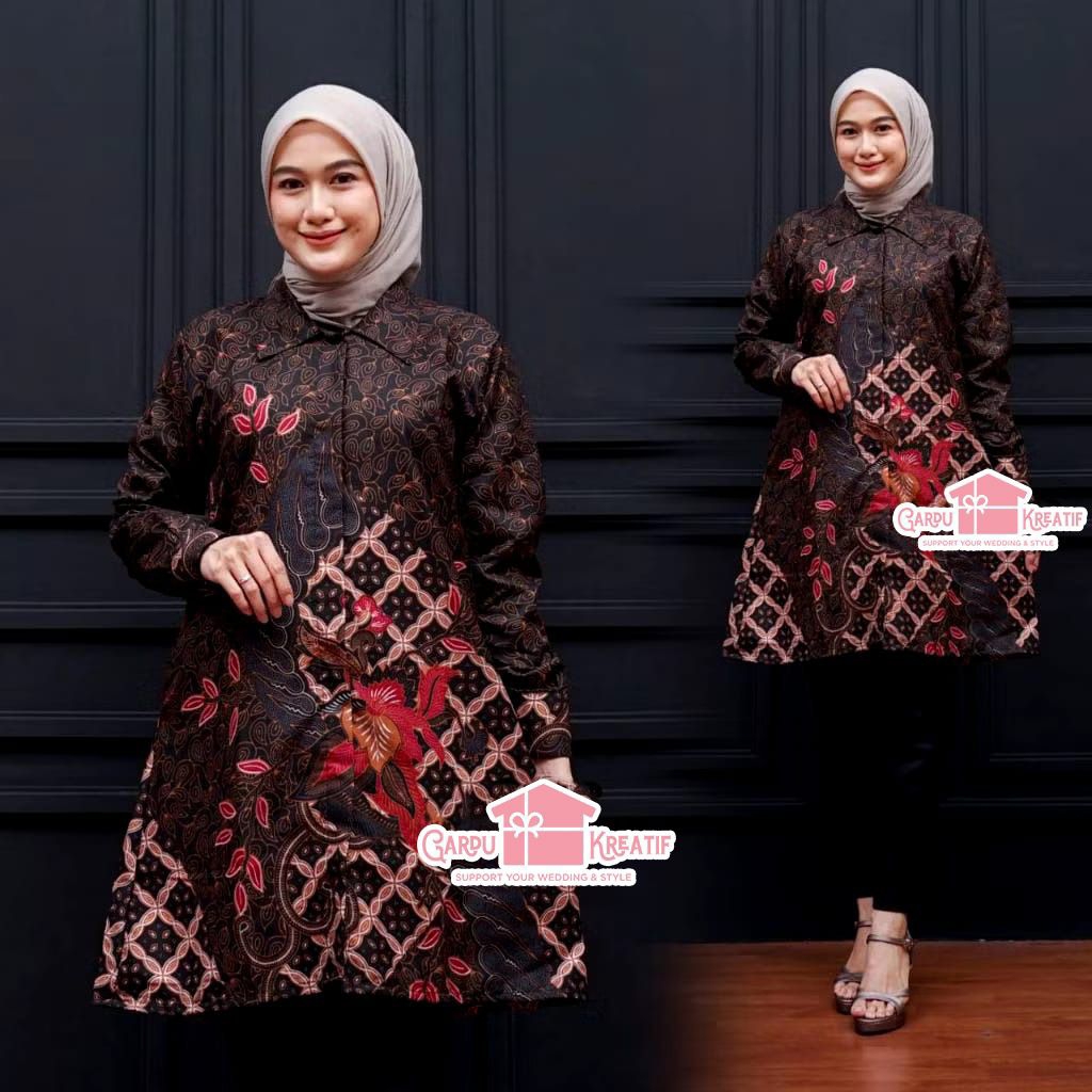 Tunik Batik Wanita Baju Tunik Batik Wanita