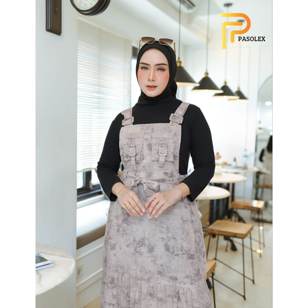 PASOLEX - Overall dress bulkud printing