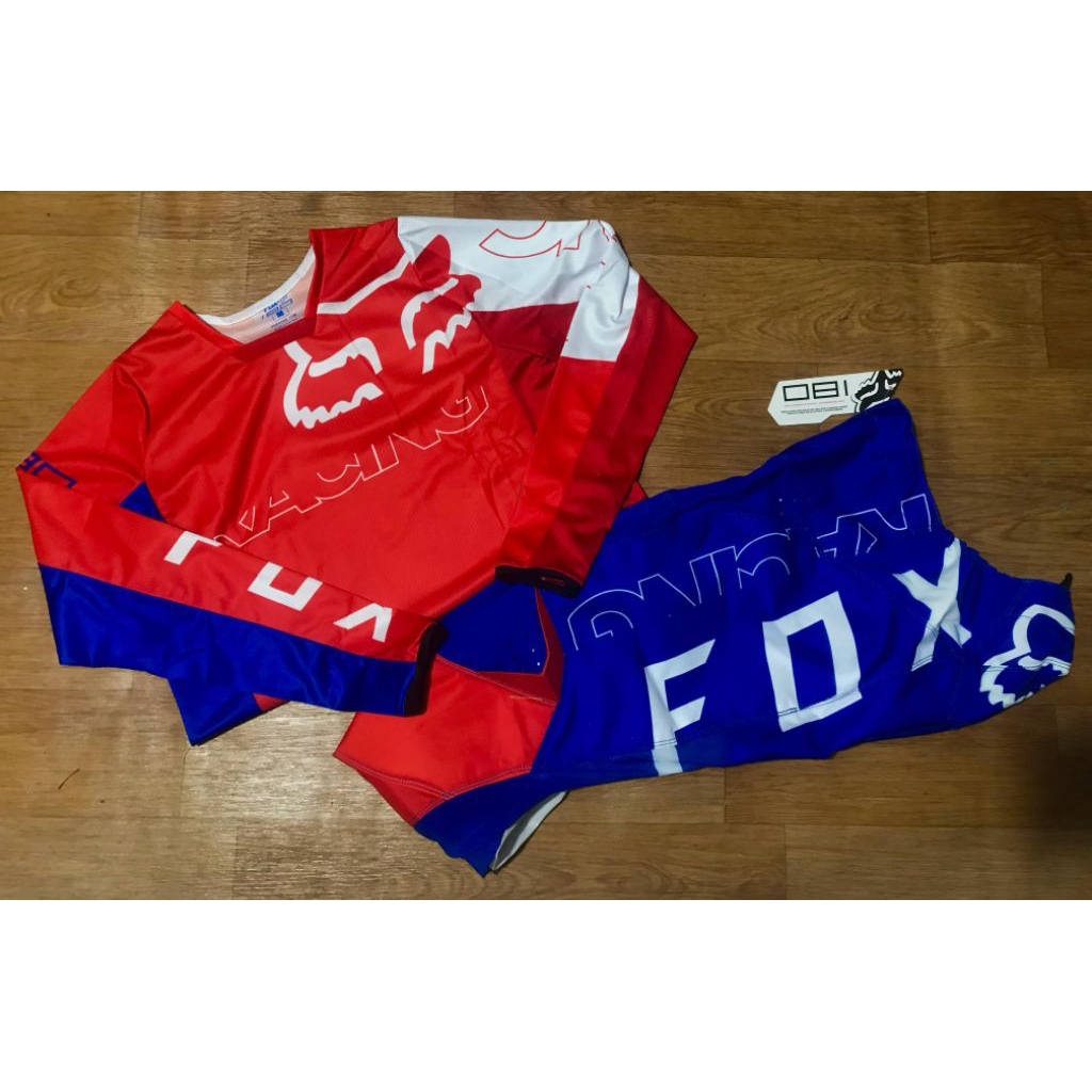 jersey set fox seri 360 original pakaian set olahraga trail enduro cross bahan slimfit & adem produc