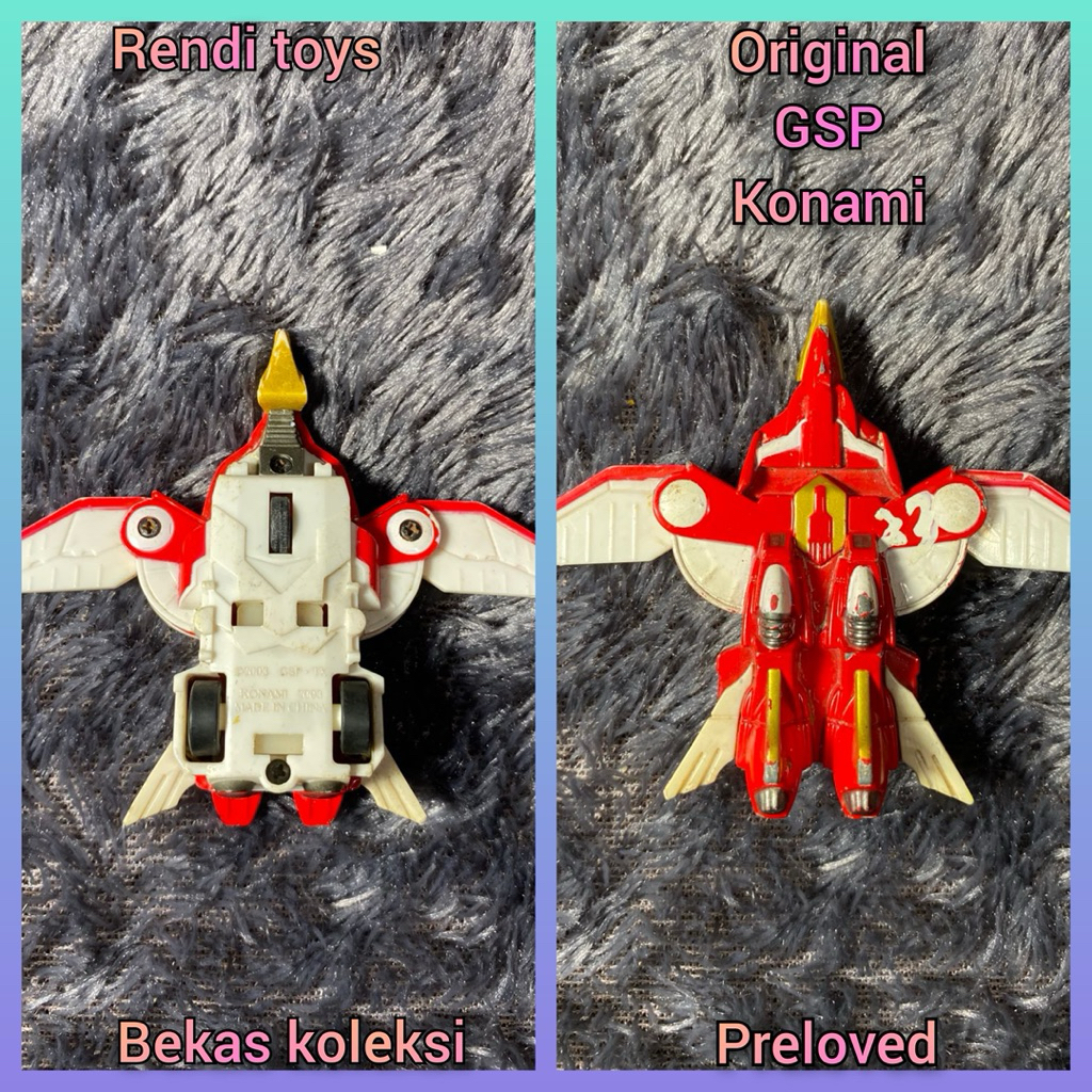 Mainan pesawat diecast jadul konami 2003 Original Bekas Koleksi | Rendi Toys