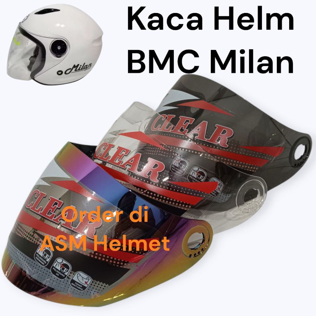 Kaca Visor Helm BMC Milan Kaca Helm BMC Milan Doraemon
