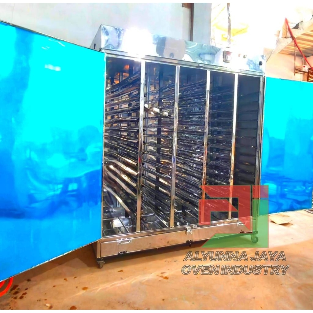 Oven Pengering Foodtray Kapasitas 210 Tray - Full Stainless Steel | Khusus Ompreng | Untuk Program M