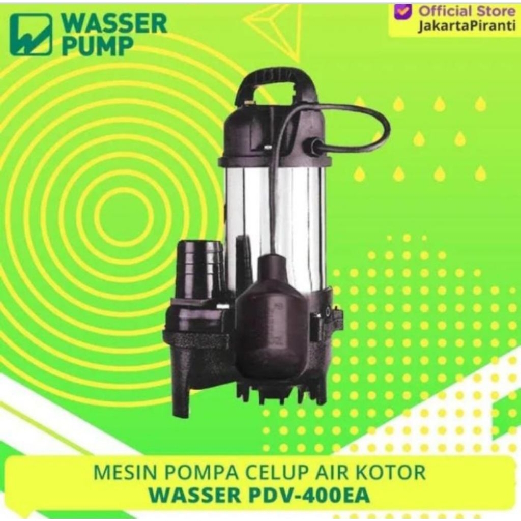 POMPA CELUP WASSER PDV-400EA MANUAL POMPA CELUP AIR KOTOR/BERSIH
