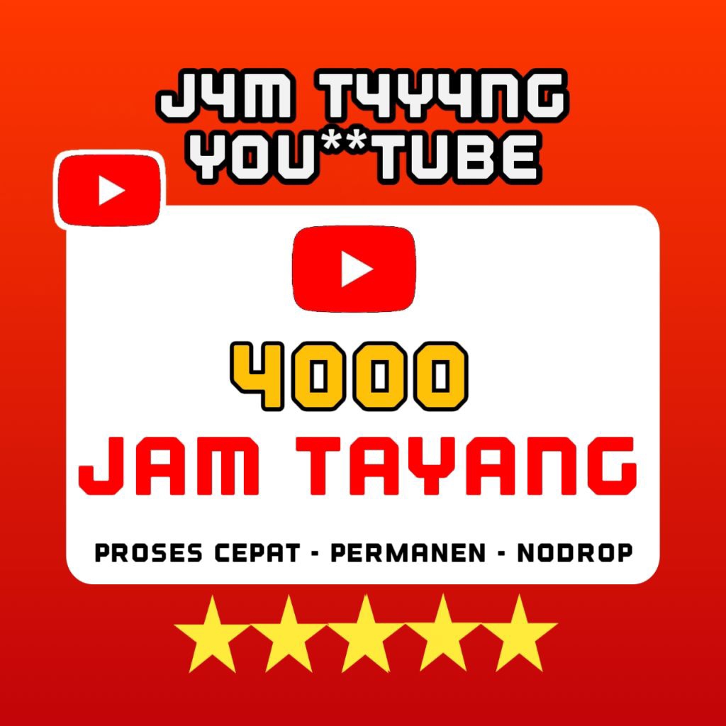 4000 JAM TANGAN BUKAN TAPI JAM TAYANG YT MURAH BGT