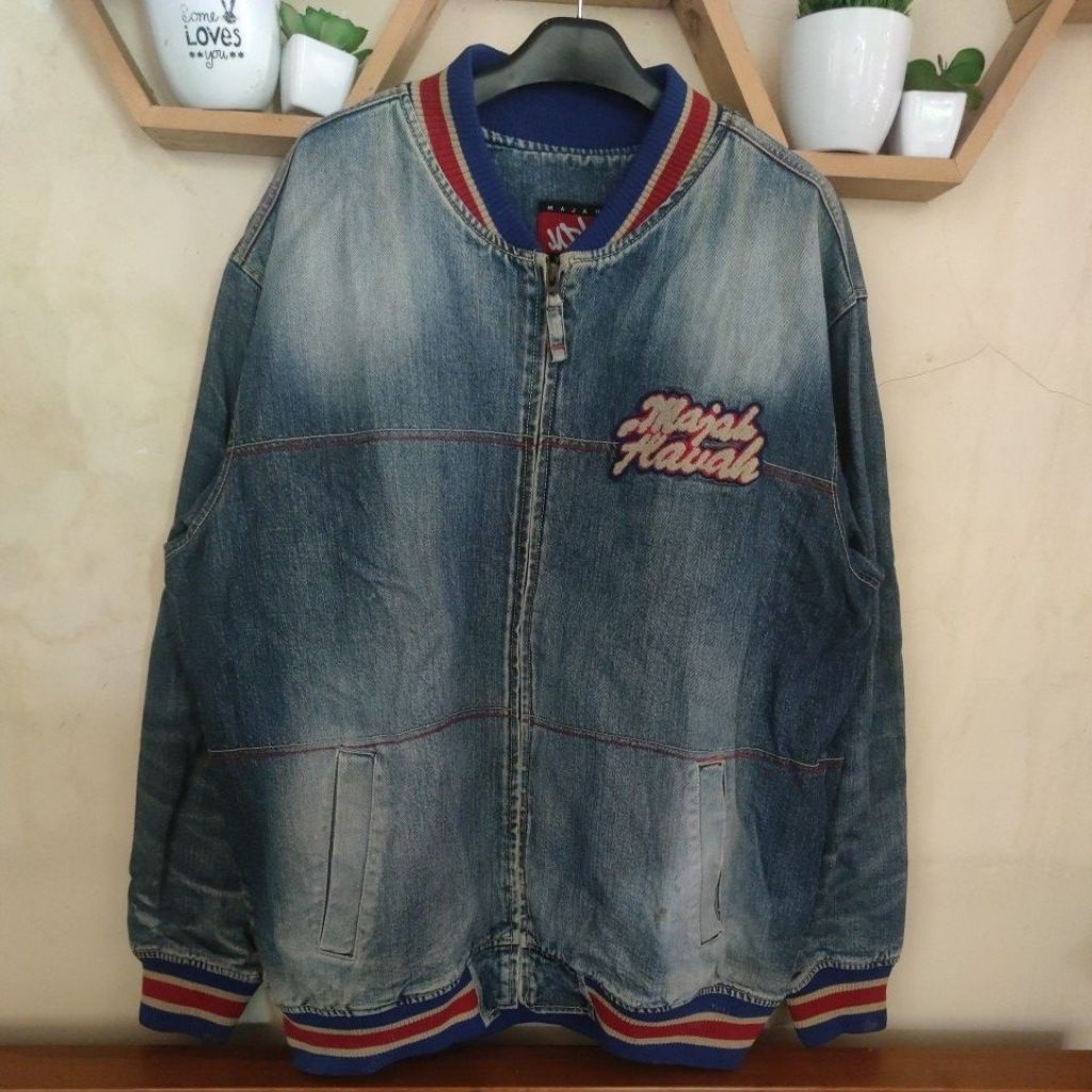 Bomber Denin Vintage Majah Flava