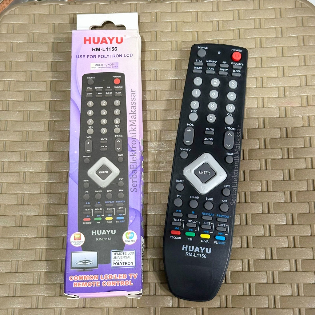 Remote Televisi LCD LED Polytron Rmt TV Multi Polytron