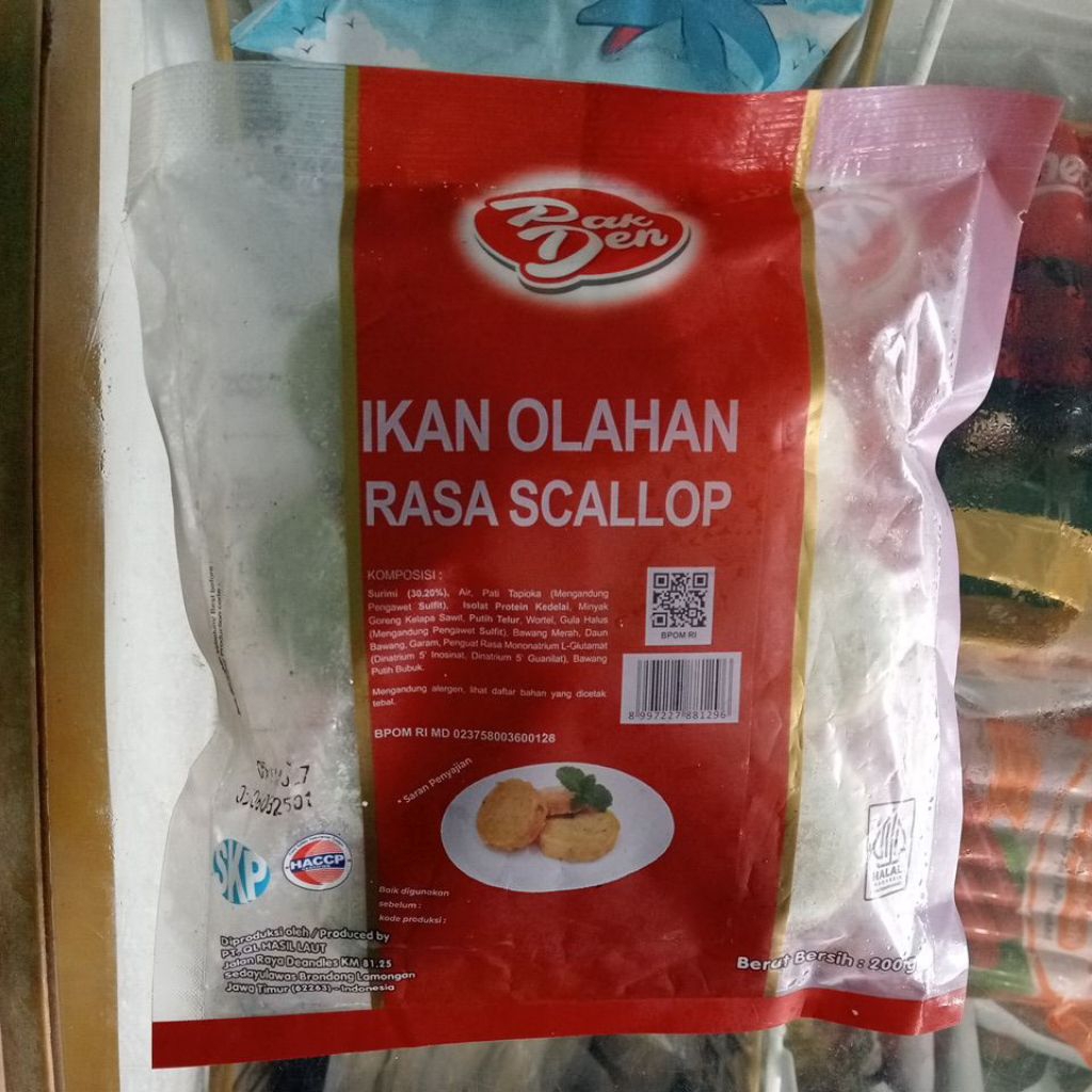 Scallop Pak Den 200gr