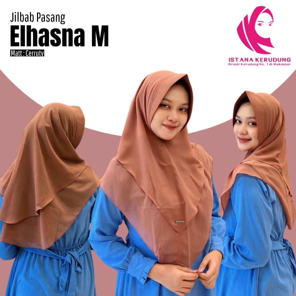 Jilbab Pasang Elhasna M 5 Pcs Istana Kerudung