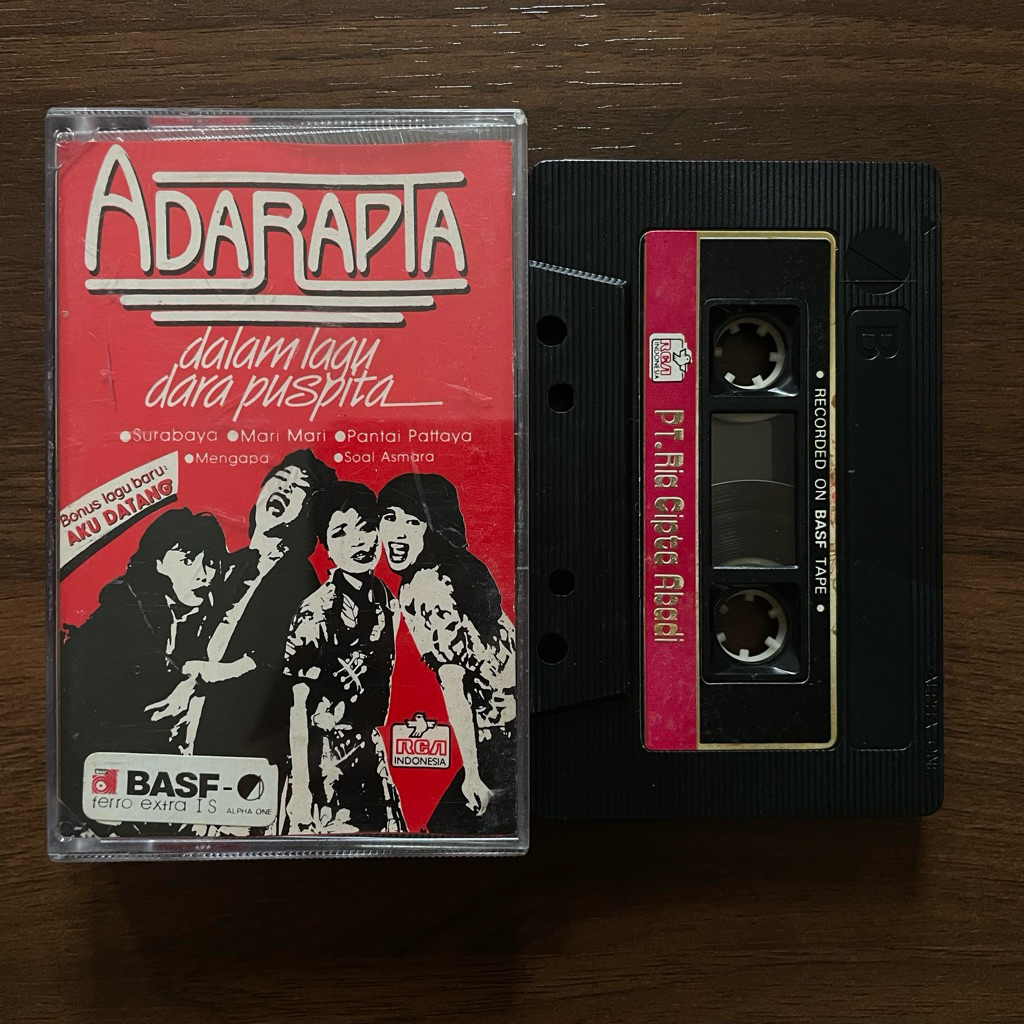 Kaset pita - Adarapta - Dalam Lagu Dara Puspita