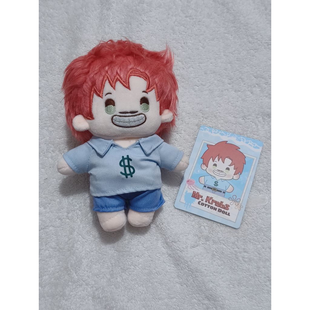 POP MART Spongebob cartoon character plush  (Mr crabs)