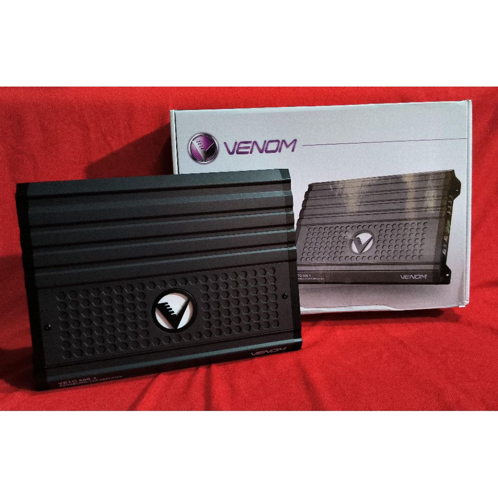 Monoblock Venom Veto 500.1 - New Monoblock Venom Veto- Power audio mobil