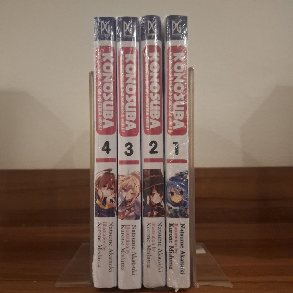 Light Novel Konosuba Vol. 1-4