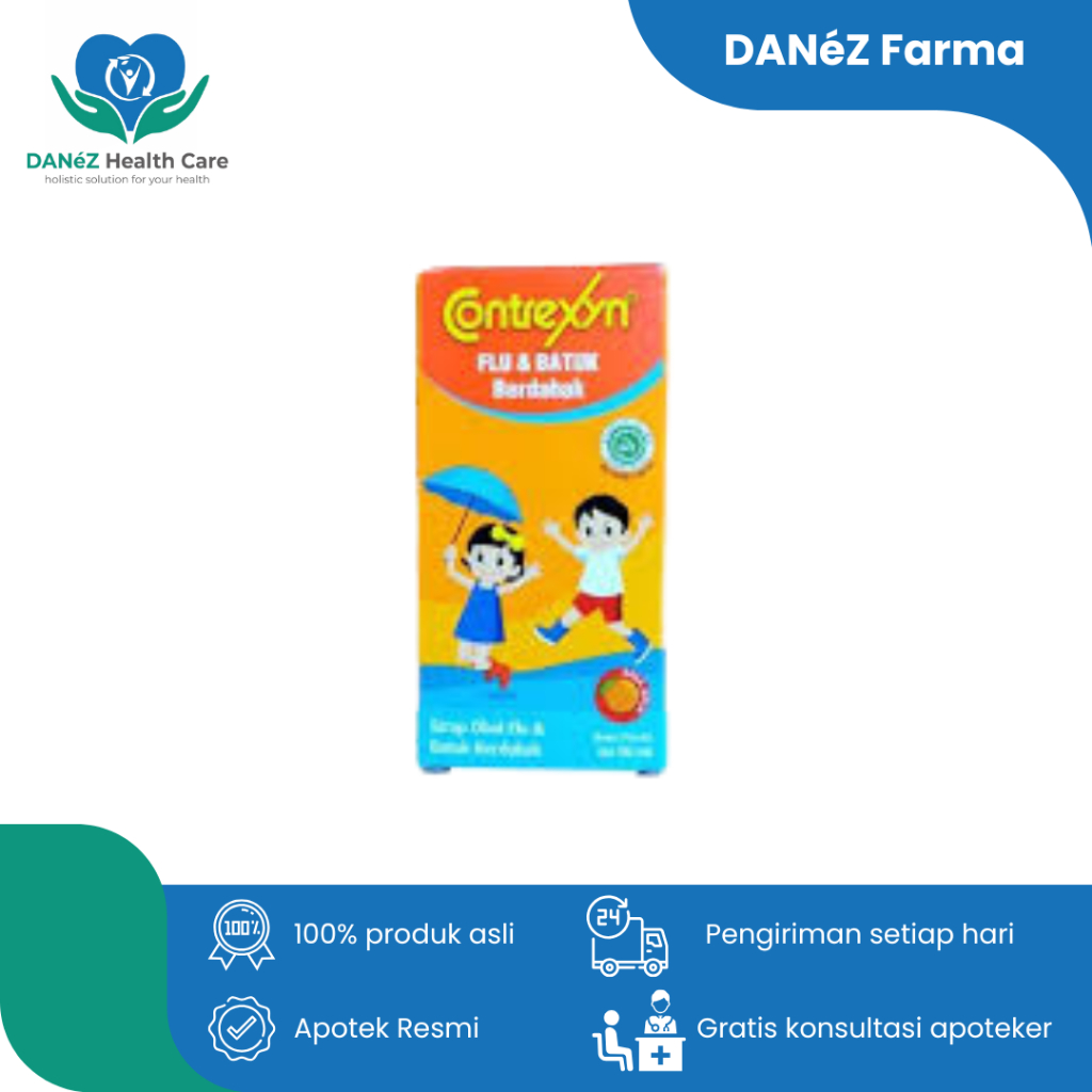 CONTREXYN SIRUP 56ML JERUK  OBAT FLU DAN BATUK BERDAHAK