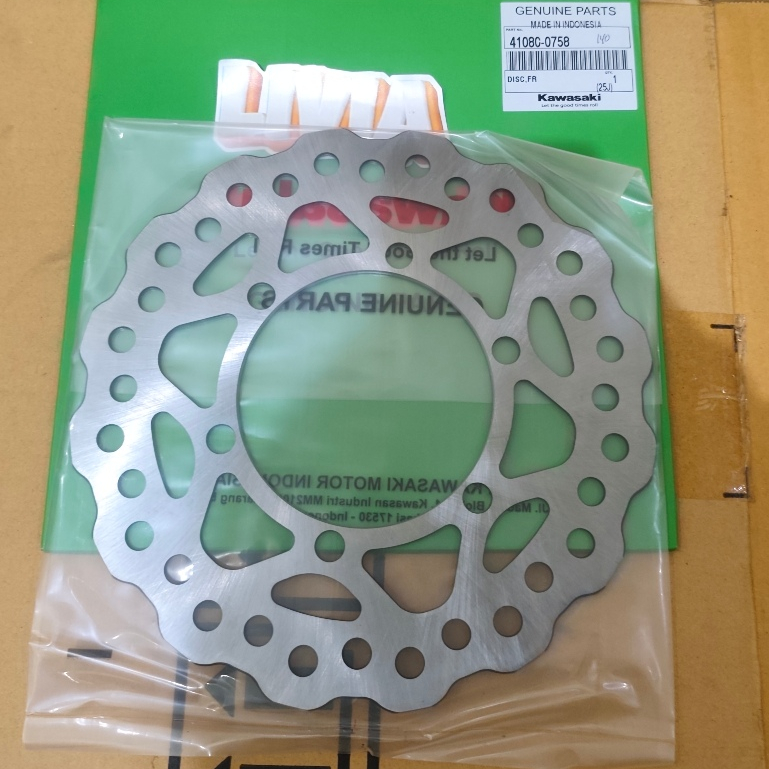 DISC FR 220MM PIRINGAN CAKRAM DEPAN KLX 140 ORIGINAL KAWASAKI
