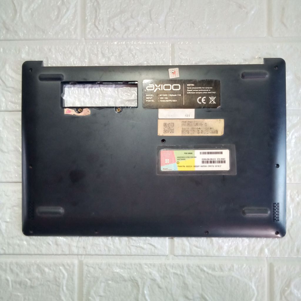 Casing body bawah bottom case axioo mybook 11G series axioo mybook 11G n1169p0ea ori