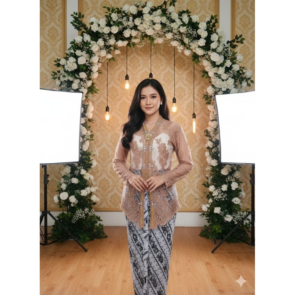 KEBAYA KARTINI MODERN BY ALARSA - atasan kebaya moderen full payet