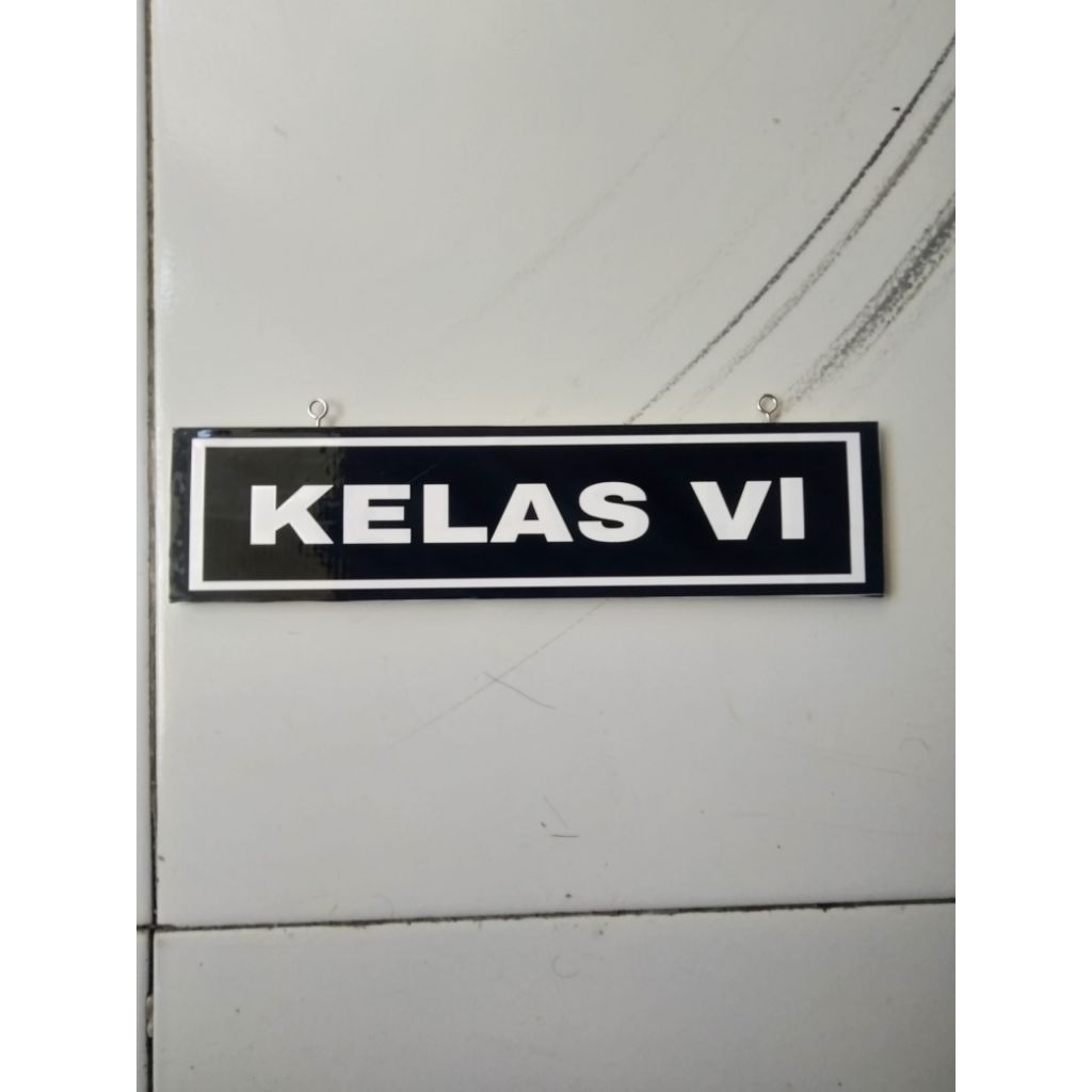 Papan Nama Ruang Kelas Sekolah Gantungan Papan Nama Pembatas Ruangan