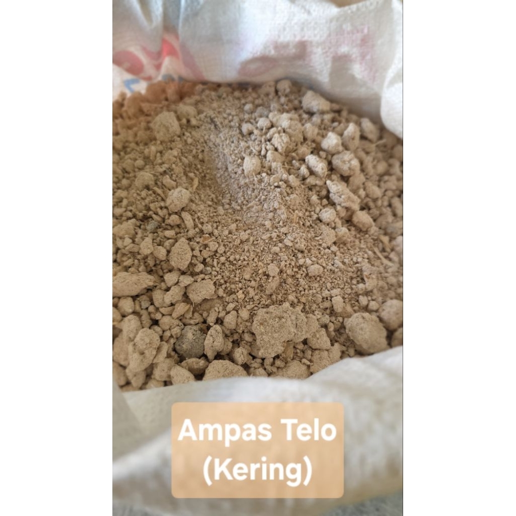 AMPAS KERING 1kg - AMPAS KERING PAKAN TERNAK - AMPAS KETELA 1kg -AMPAS PAKAN SAPI -AMPAS PAKAN AYAM-
