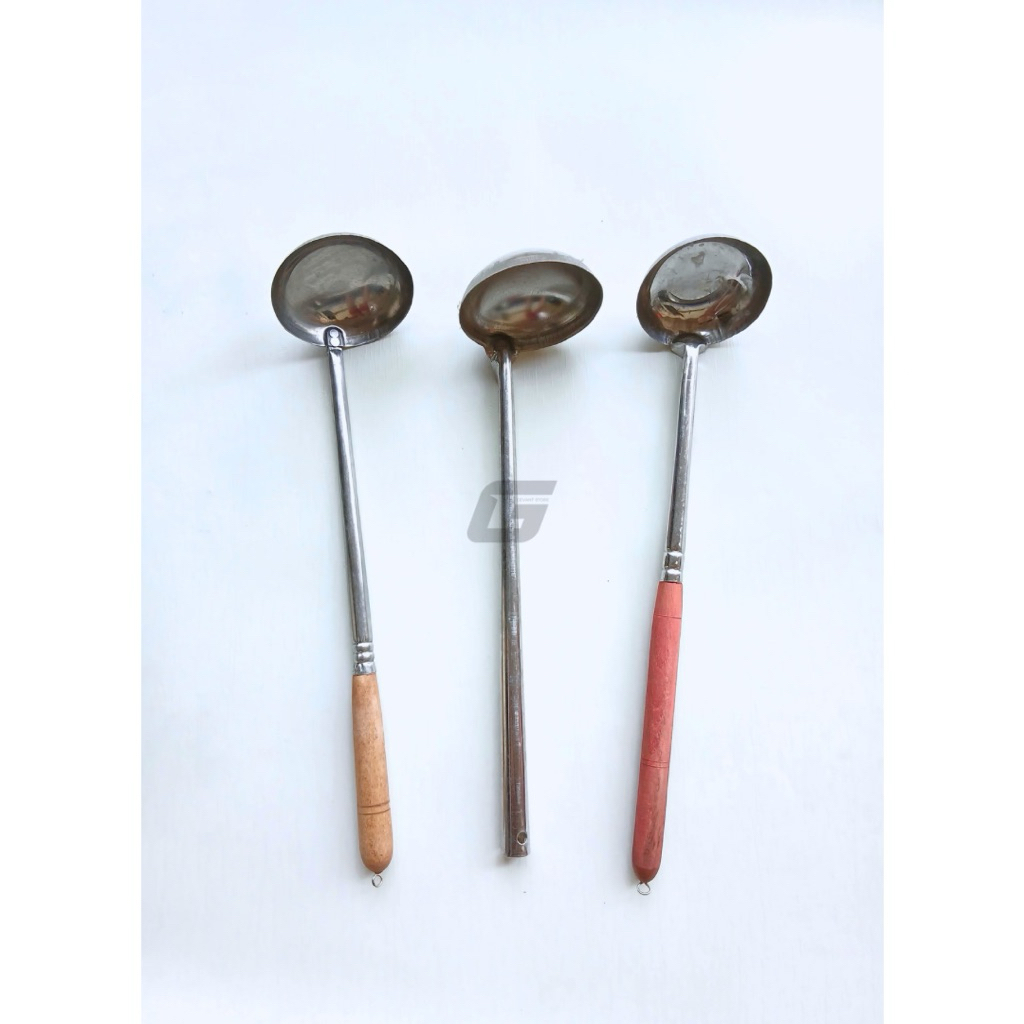 Irus Bakso Terusan / Irus Sayur Jumbo / Sendok Sayur / Centong Bakso / Irus Kuah Bakso Ukuran Jumbo