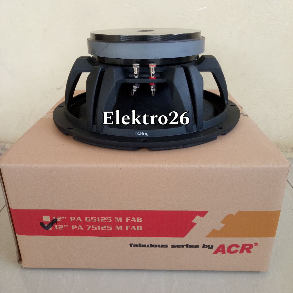 Speaker ACR Fabulous 12 inch 75125 M Spul 3 inch