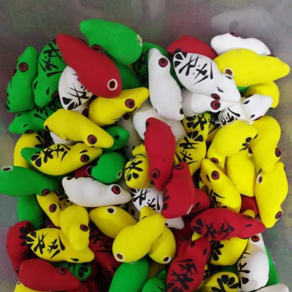cangkang soft frog I karet soft frog I lembut ukuran 3,5cm.4,2 cm