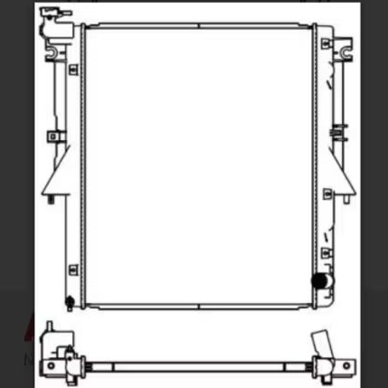 Radiator Mitsubishi Triton, New Pajero 2400cc Diesel Thn 2015 2016 3321-8509C