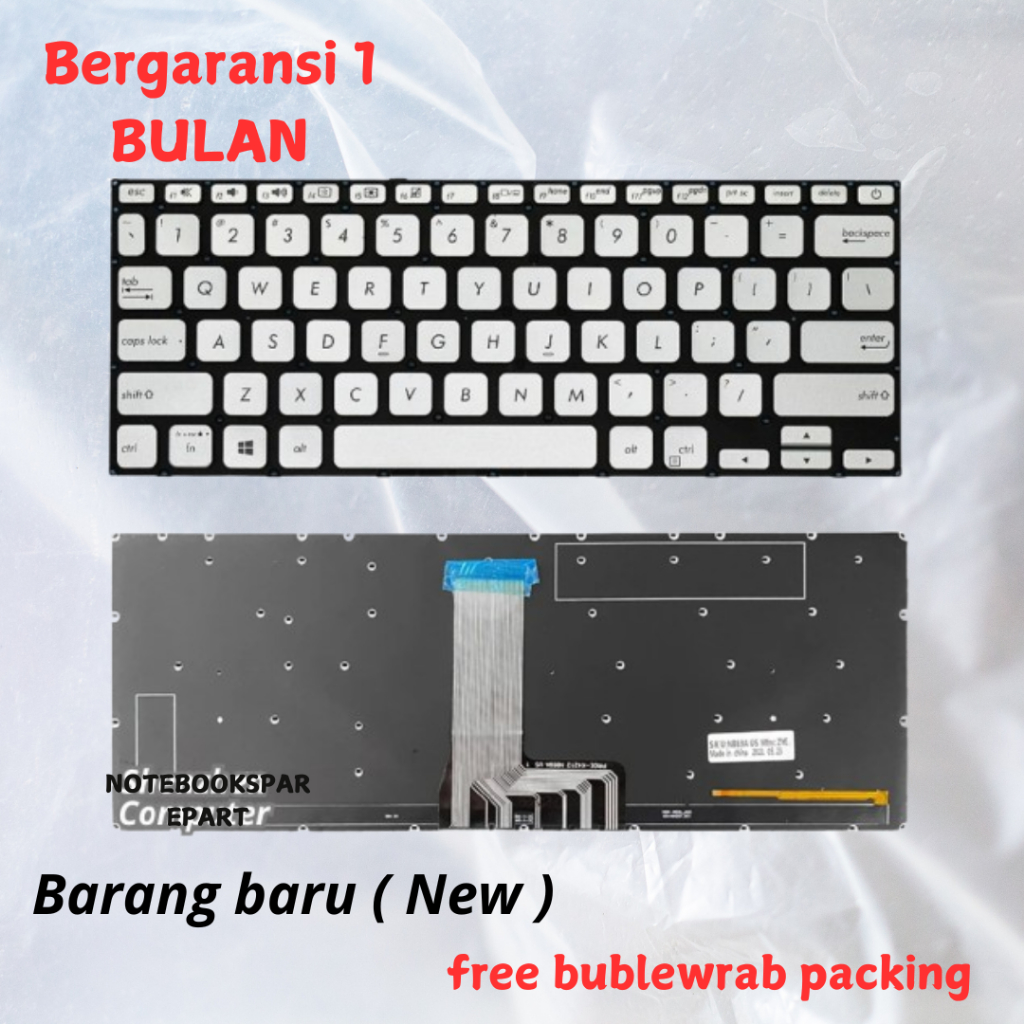 Keyboard Asus Vivobook 14 X412 X412DA/X412F X412FA X412 UA X412UB D412 F412 S 412 X412DA X412U F412 