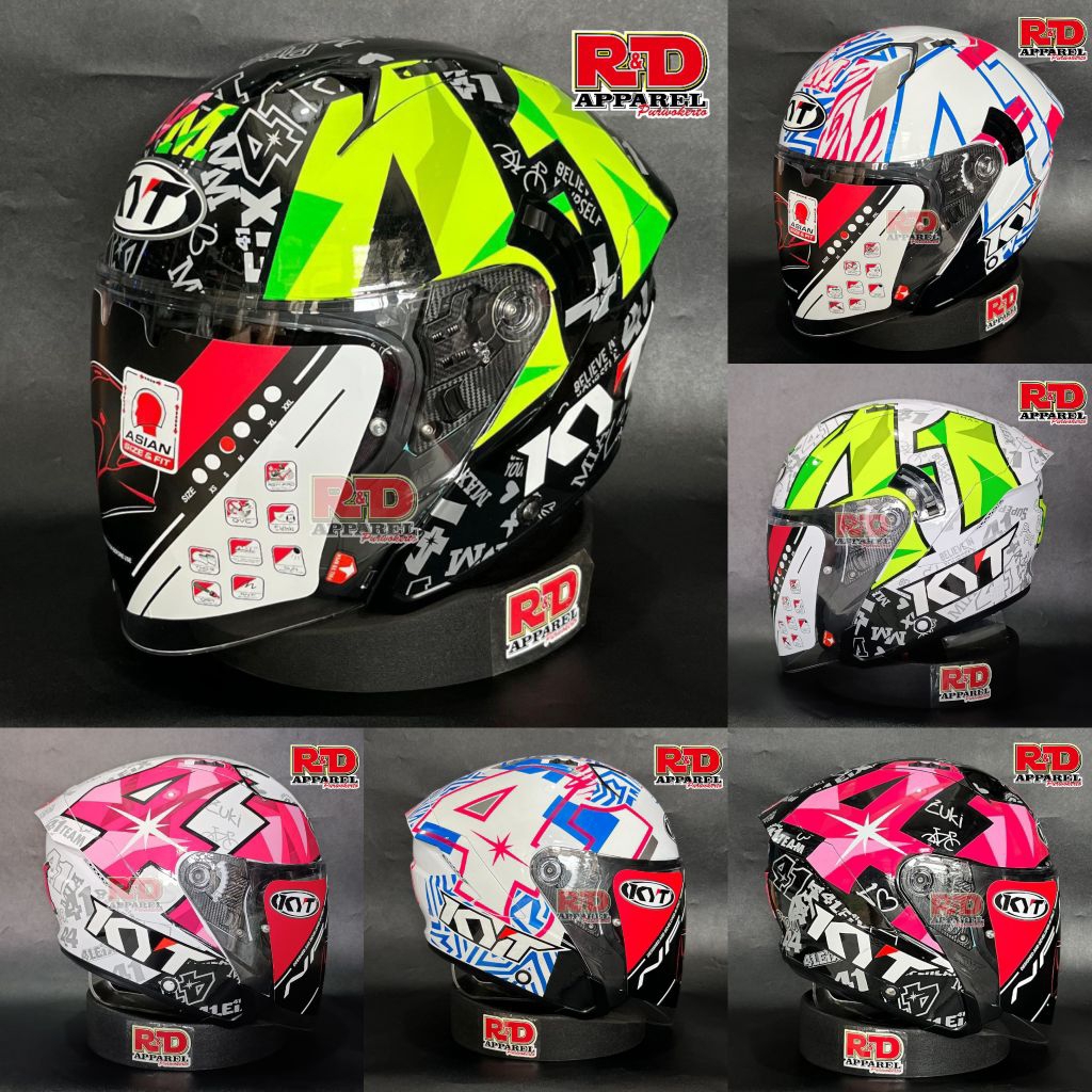 HELM KYT NFJ ALEX ESPARGARO REPAINT ORIGINAL