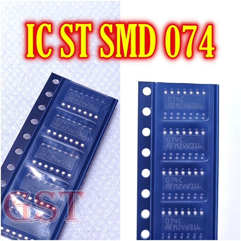 2Pcs IC St SMD 074 tl074 tl074c smd