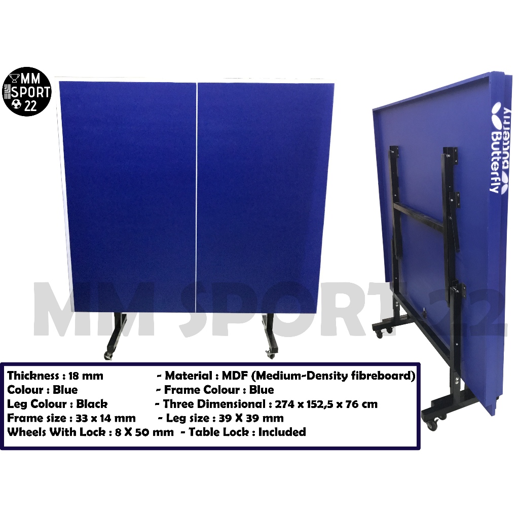 MEJA PINGPONG TENIS MEJA 18 MM MDF