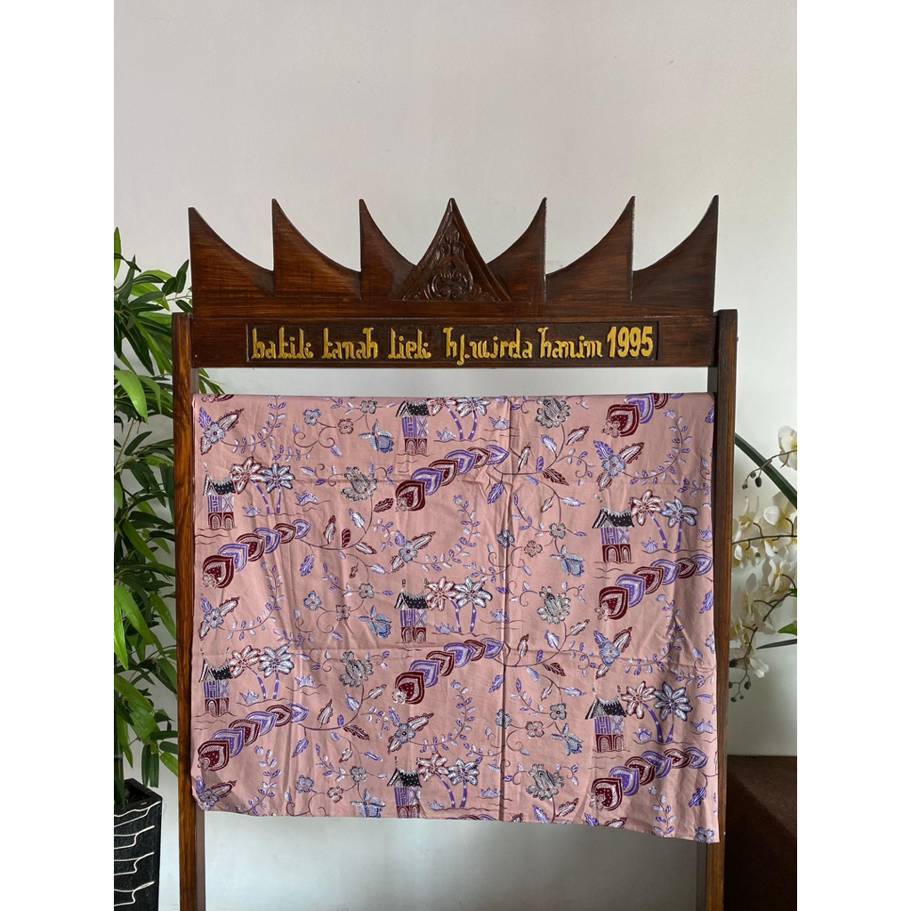 Bahan baju batik tulis sintetis