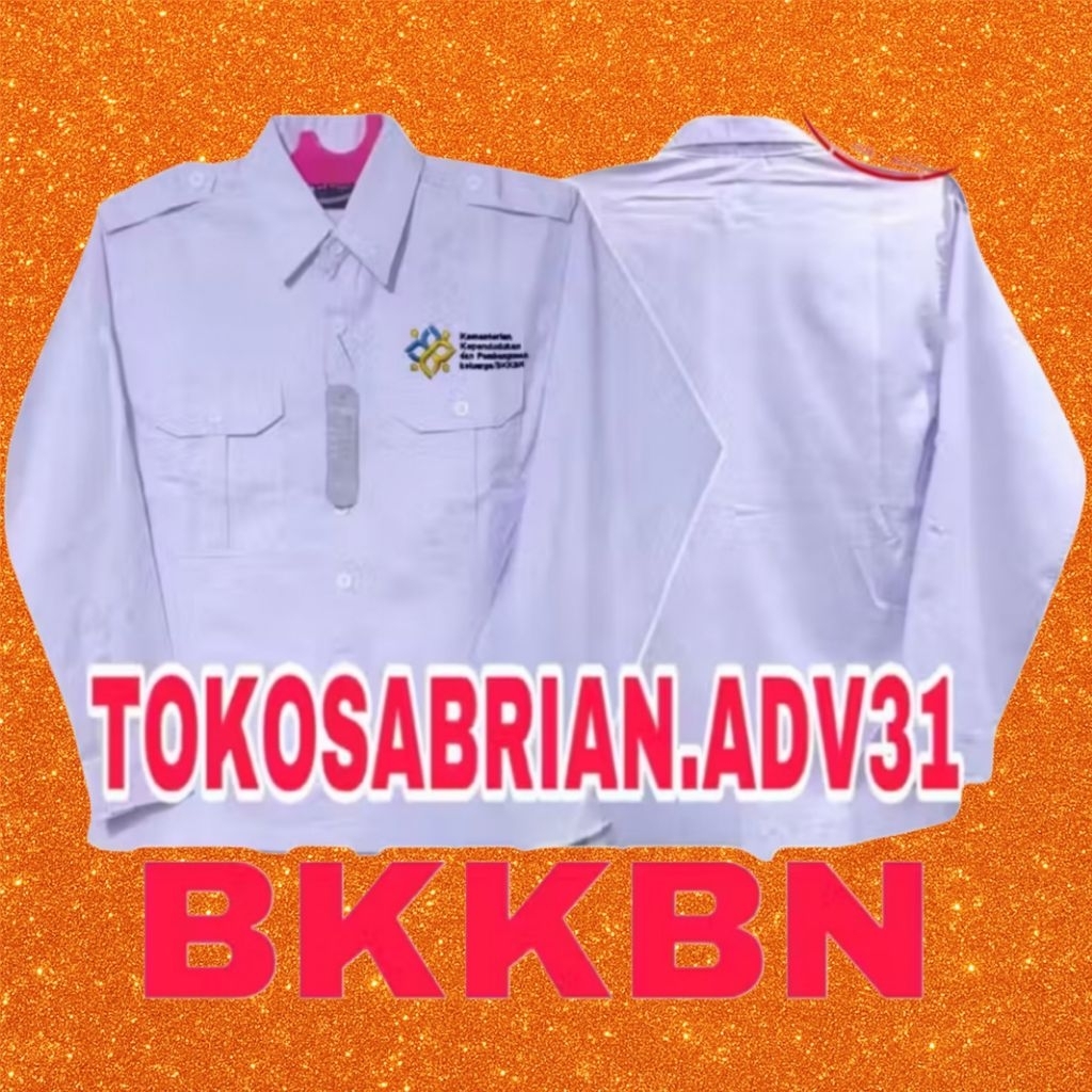 Kemeja BKKBN , Seragam BKKBN, Baju BKKBN seragam dinas