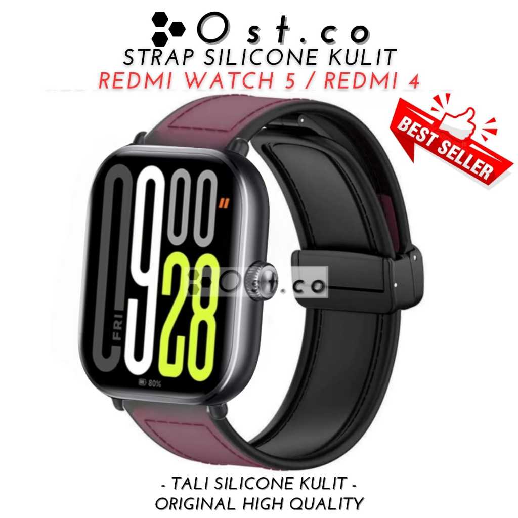 Strap For Redmi Watch 4 / 5 Tali Redmi Watch 5 Strap Xiaomi 9 / 8 Pro Strap Redmi Watch 5 Kulit