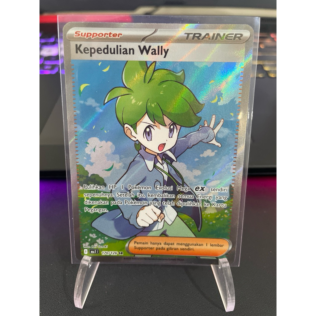 Pokemon TCG Indonesia MA1 Supporter Kepedulian Wally 179/126 SR