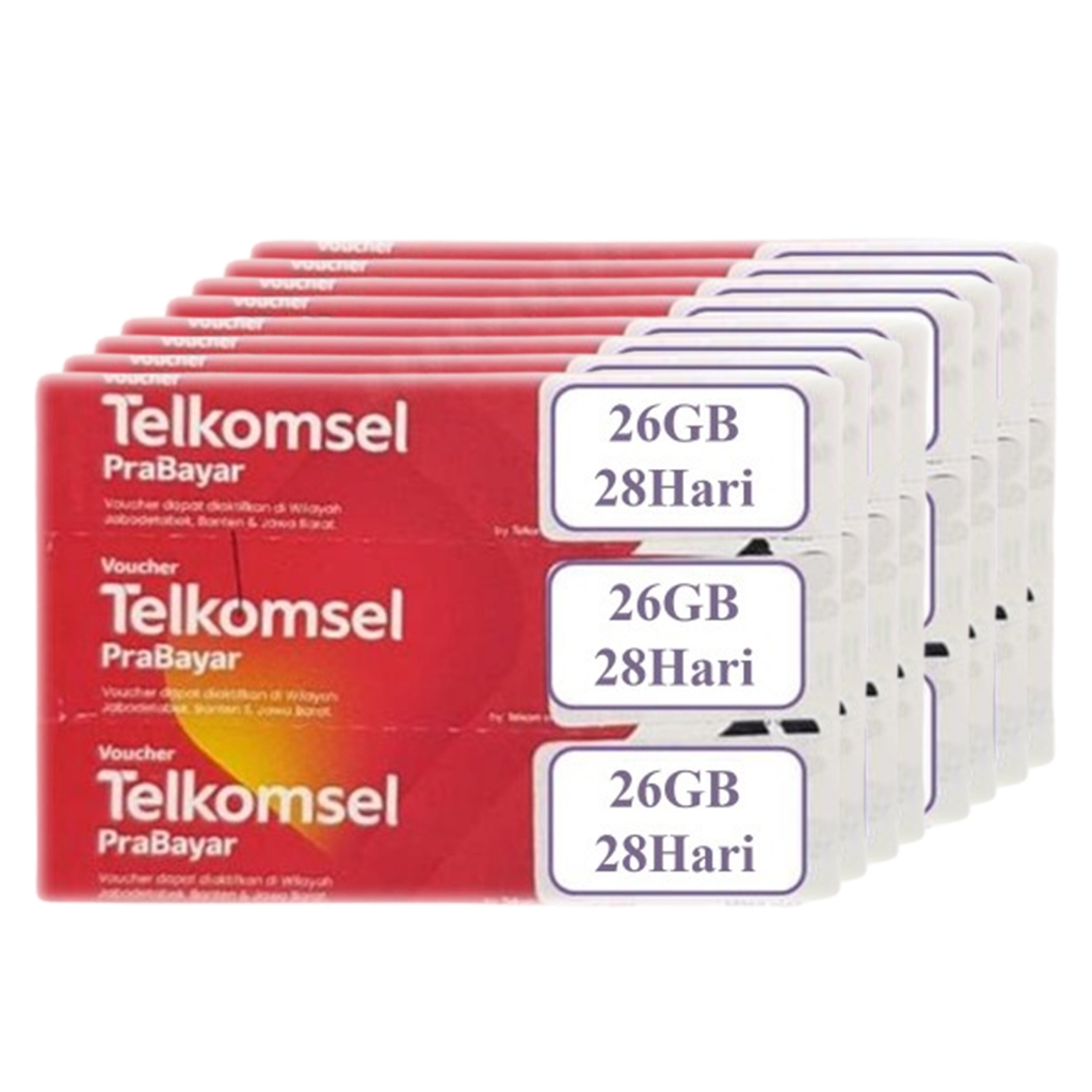 VOUCHER DATA INTERNET TELKOMSEL 26GB 28HARI