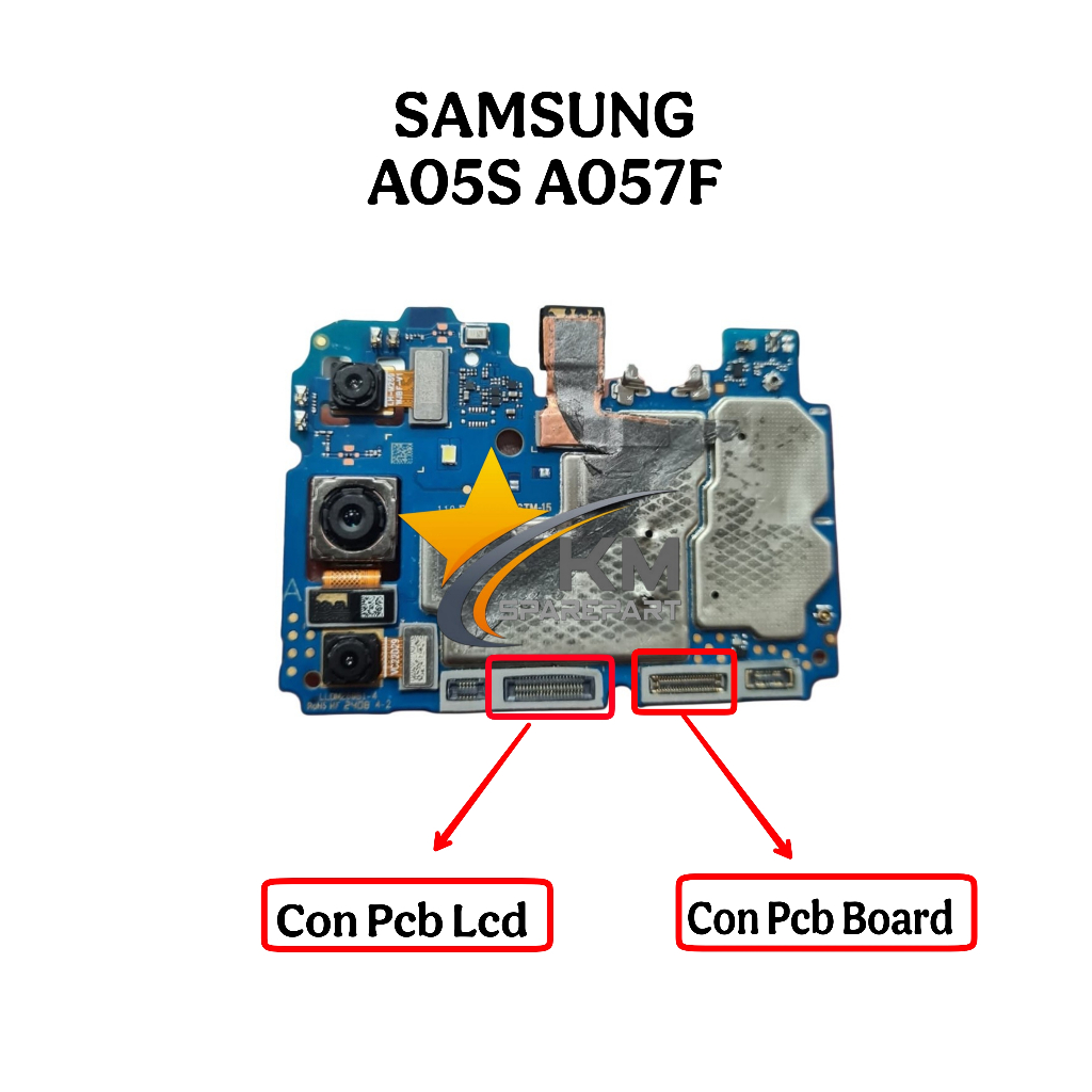 Konektor Lcd Samsung A05S A057 Soket Connector Penghubung Board Mesin