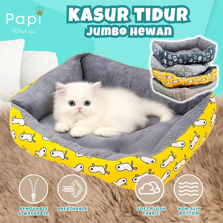 Tempat Tidur JUMBO Kucing Anjing Tempat Tidur Anjing Jumbo Kasur Kucing Empuk Pet Bed