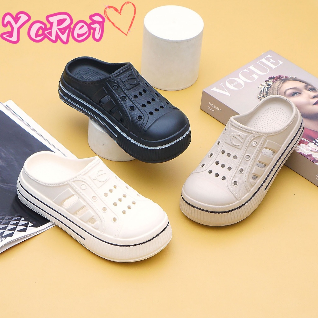 YcRei 2025 Sandal Baim Pria Wanita Bahan Karet EVA Anti Licin Terbaru