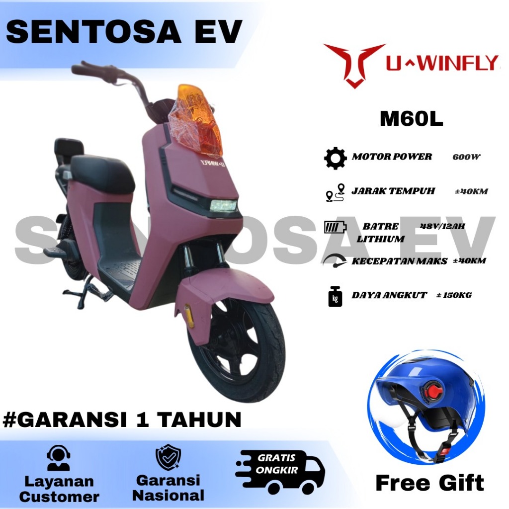 SEPEDA LISTRIK UWINFLY M60L