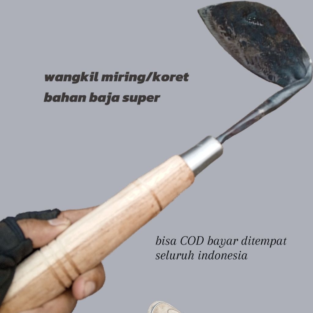 Wangkil mireng Gathul baja asli koret pembersih rumput