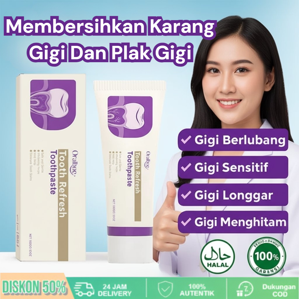 PowerFit Pasta Gigi Pemutih Untuk Gigi Kuning Pasta Gigi Perawatan Mulut Pasta Gigi Pelindung Gusi t