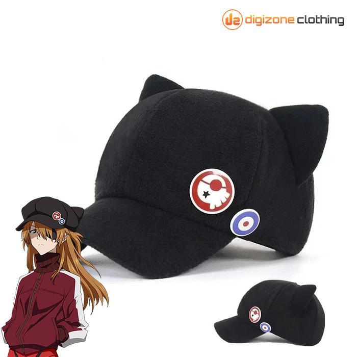Topi Cosplay Anime Evangelion Asuka Shikinami Langley