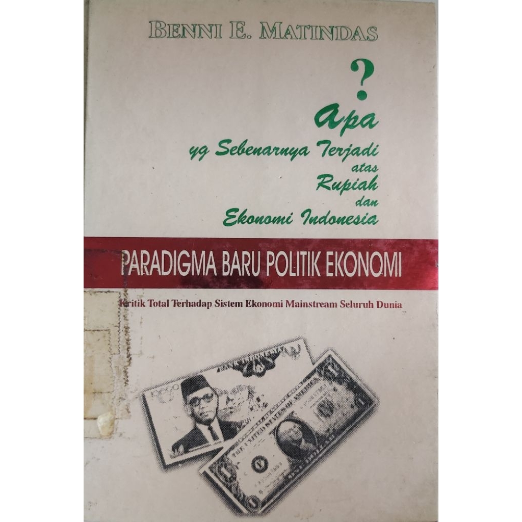 BUKU PARADIGMA BARU POLITIK EKONOMI BEKAS ORIGINAL