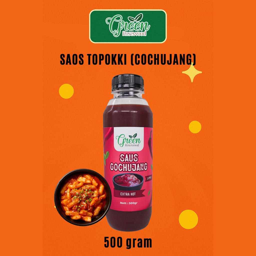 GOCHUJANG SAUCE 500 GRAM / SAUS GOCHUJANG 500 GR / SAUS TOPOKKI / GOCHUJANG HALAL / SAOS GOCHUJANG 5