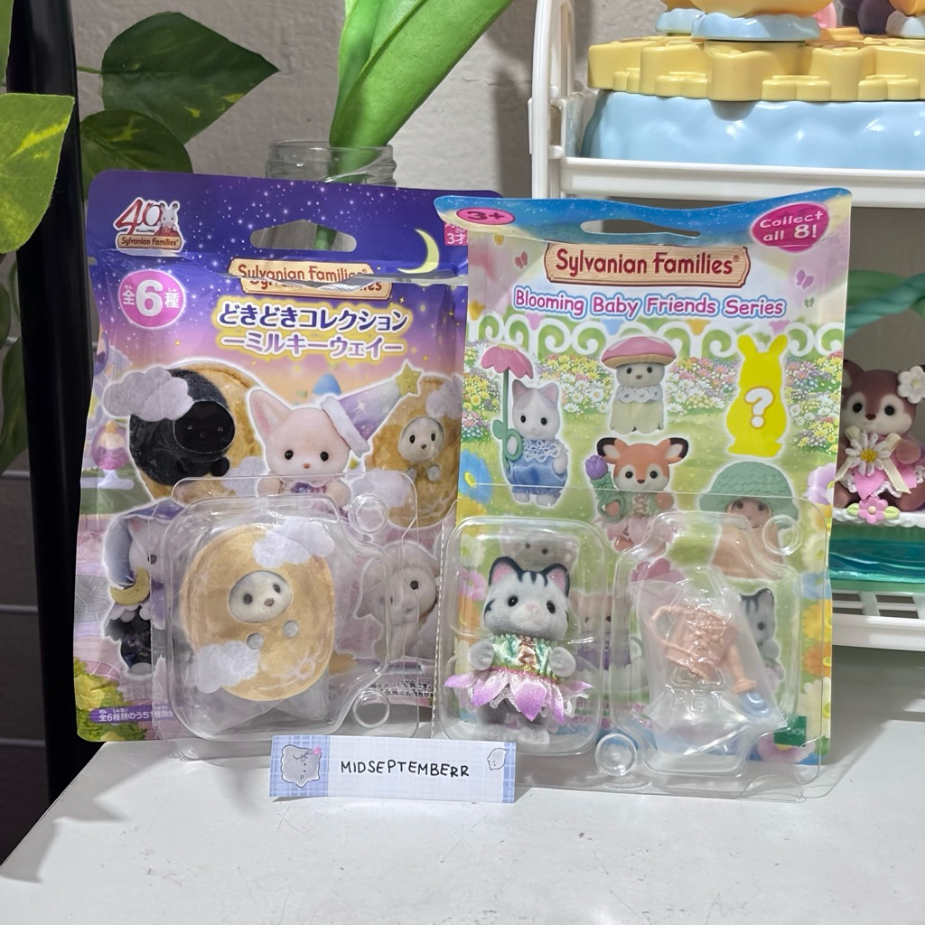 ready sylvanian families blindbag baby seashore friends milky way funhair blooming mermaid husky per