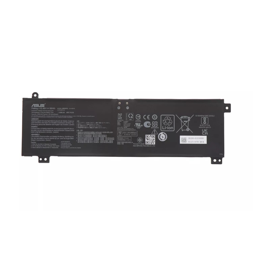C41N2010 Laptop Battery 56Wh 4-Cell 15.48V Compatible with Asus ROG Strix G15 G513IC G513IH G513QC G