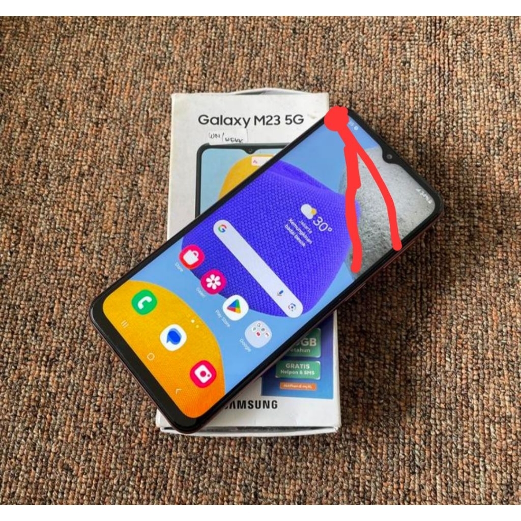 SAMSUNG M23 5G BEKAS 6/128gb