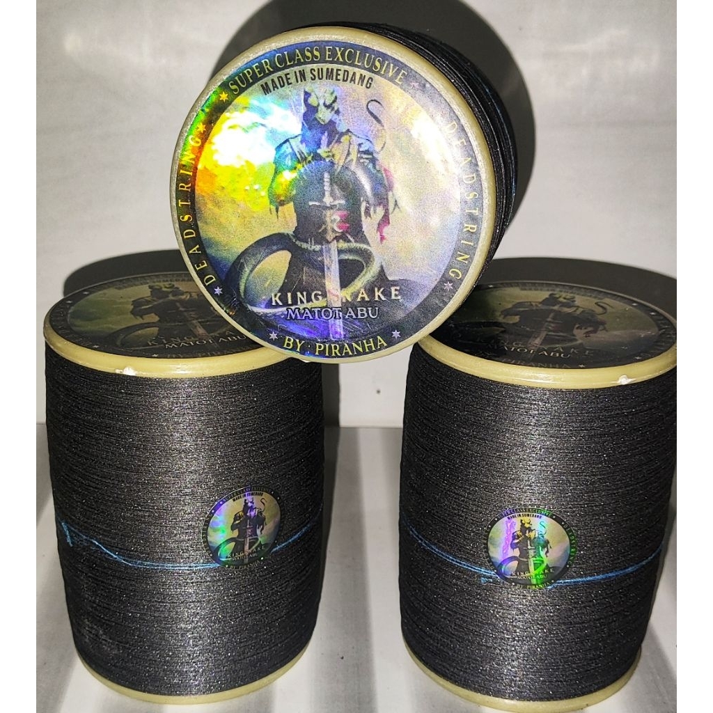 Gelasan King Snack 6000 yard matot Bahan Abu Moster size 0.17 / 0.18 Tekstur Kasar Gahar