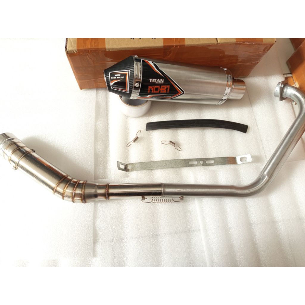 KNALPOT RACING NOBI TITAN PNP VIXION, FU, GSX, JUPITER MX NEW/OLD, BYSON, DLL