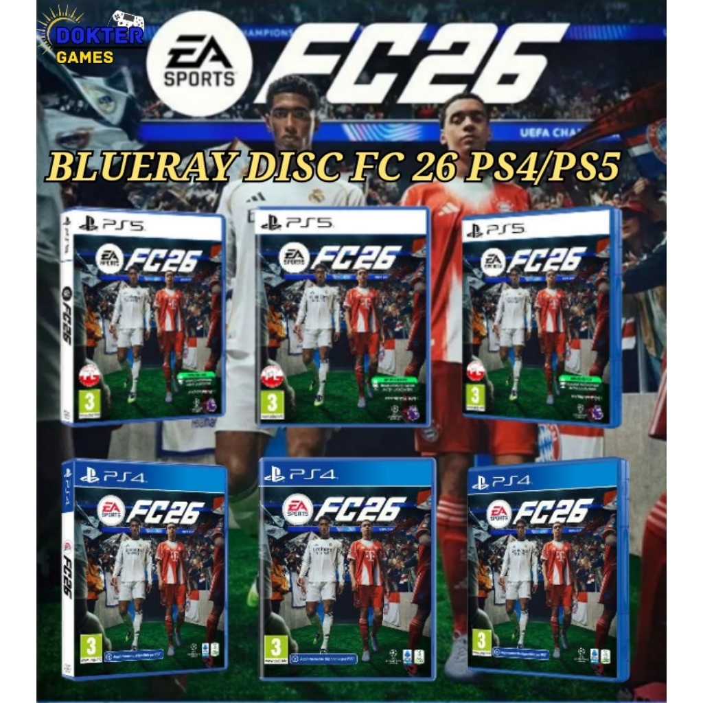 KASET PS4 KASET PS5 FC 26 BLUE RAY DISC EA SPORTS FC26